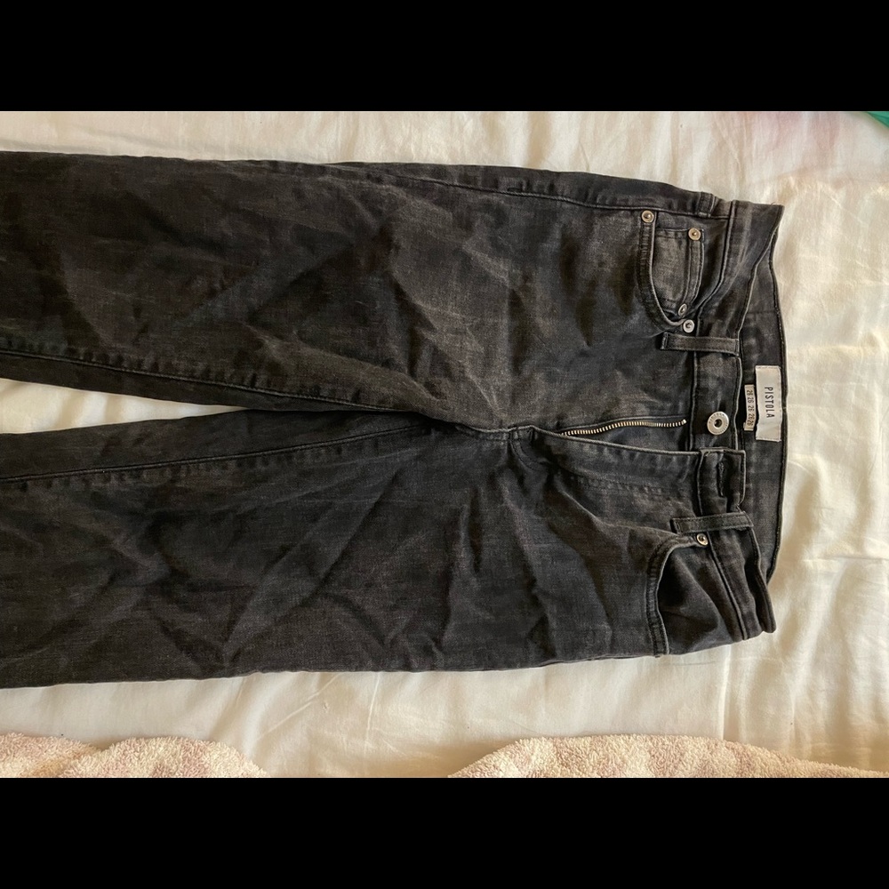 Black pistola denim jeans